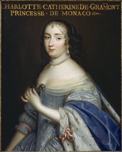 Catherine-Charlotte de Gramont (1638-1678), Principessa di Monaco e Duchessa di Valentinois, nonché amante del re francese Luigi XIV da Unbekannt Unbekannt